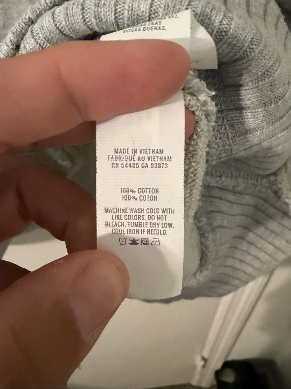 Aerie Cotton V neck Oversized Factory Faded Pullover Sweater Grey Size Medium - Picture 4 of 4